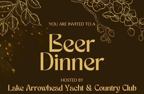 Lake Arrowhead Beer Dinner>