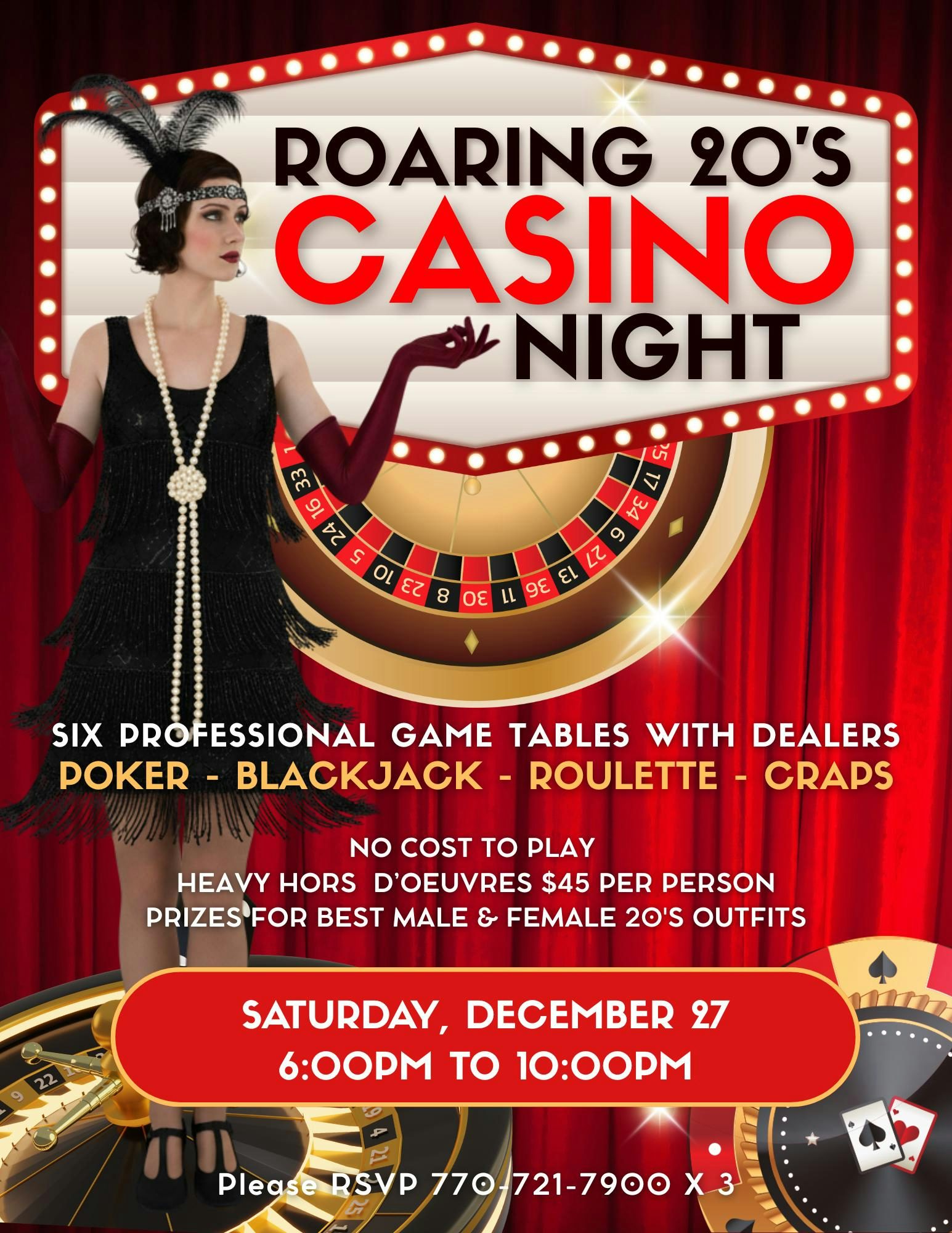 Roaring 20's Casino Night