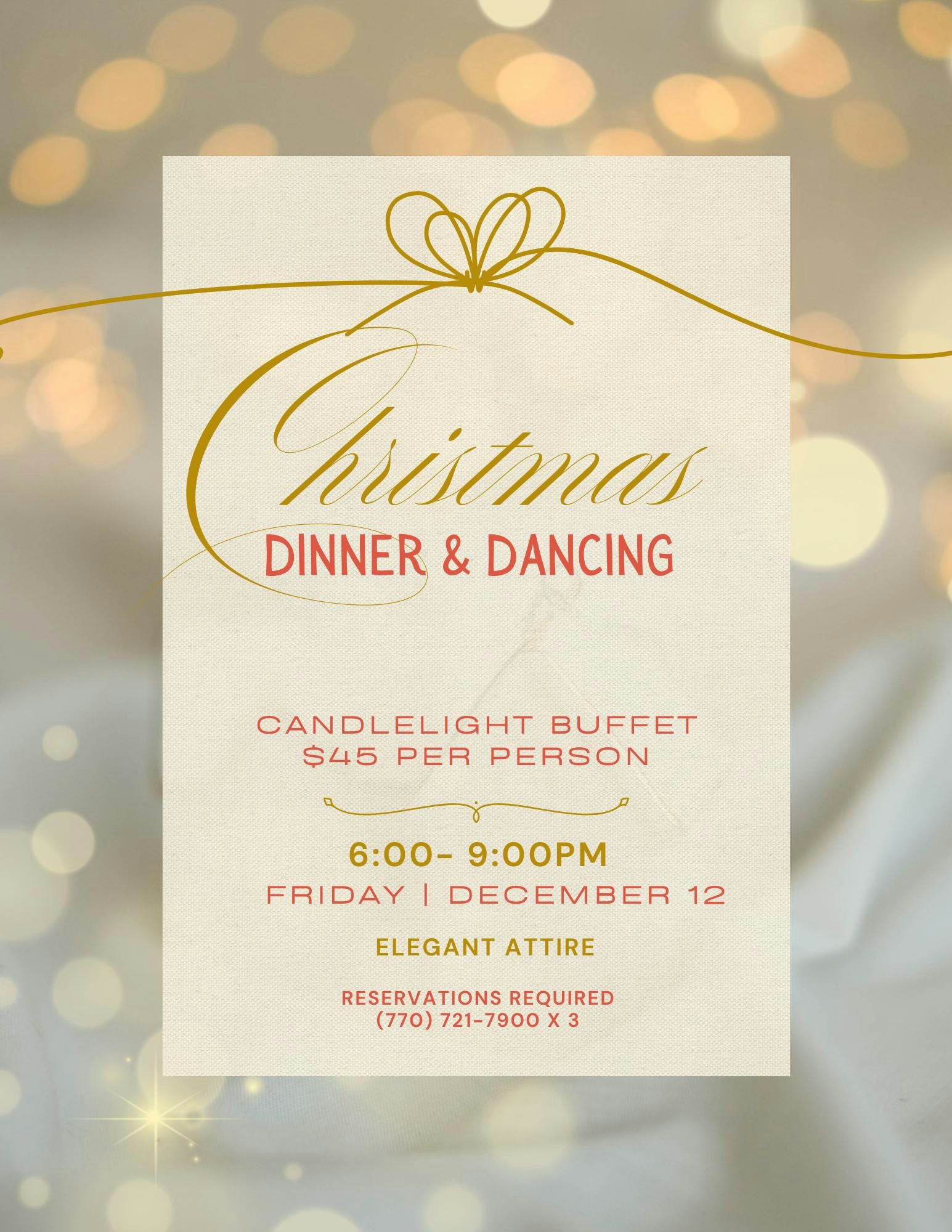 Christmas Dinner & Dancing