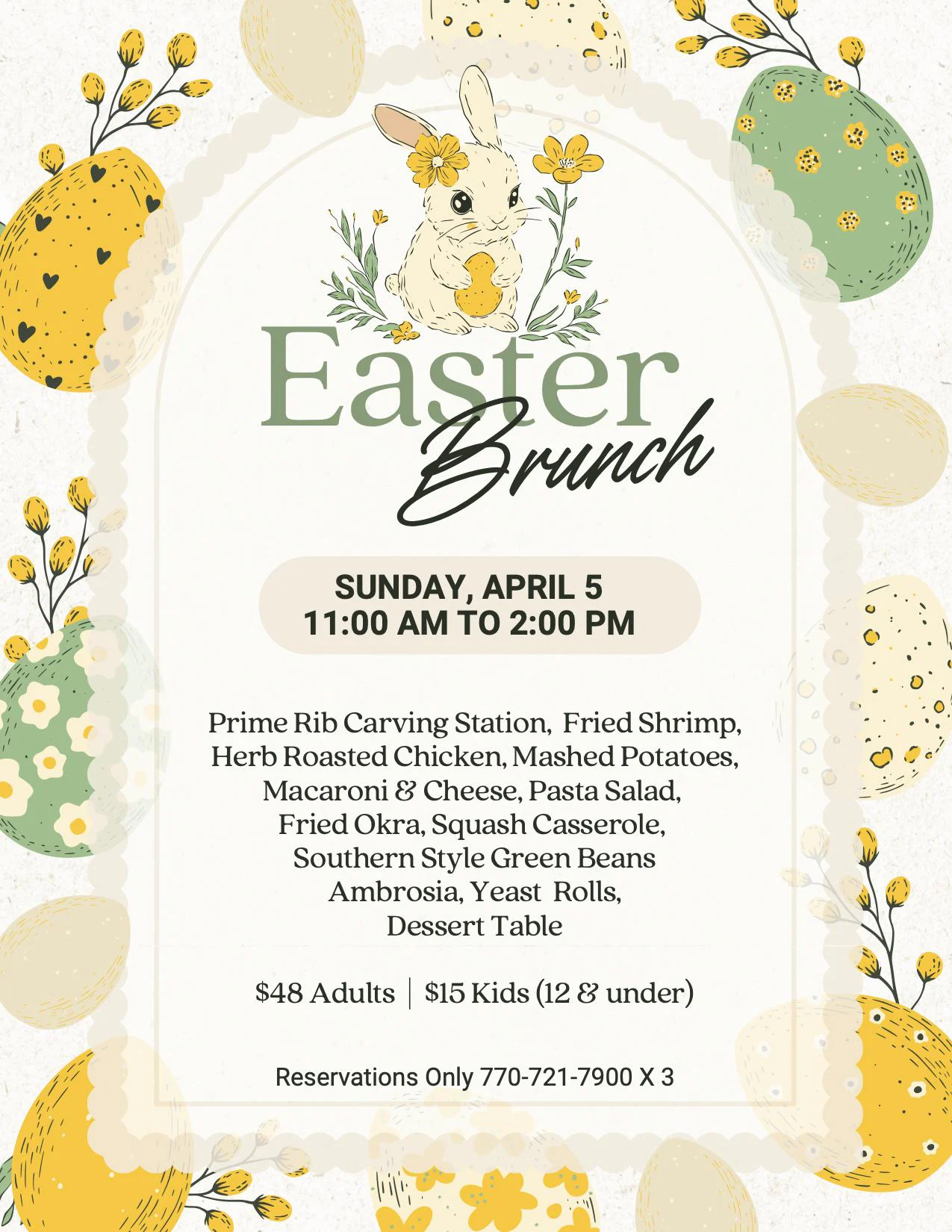 Lake Arrowhead Easter Brunch