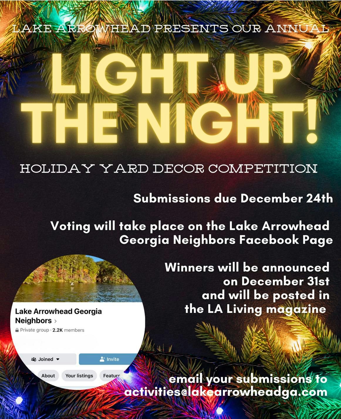 Lake Arrowhead Holiday Lights