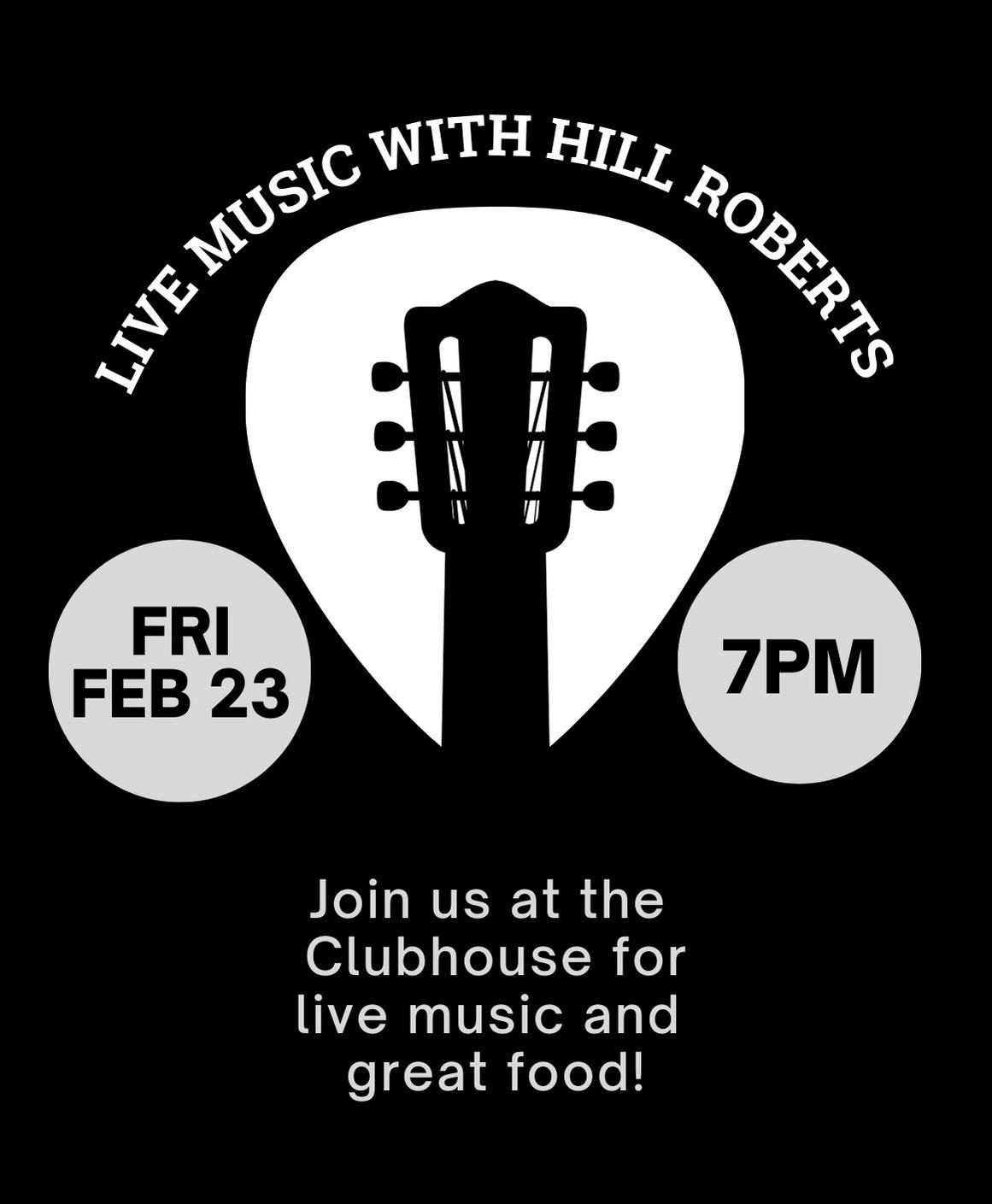 Live Music with Hill Roberts