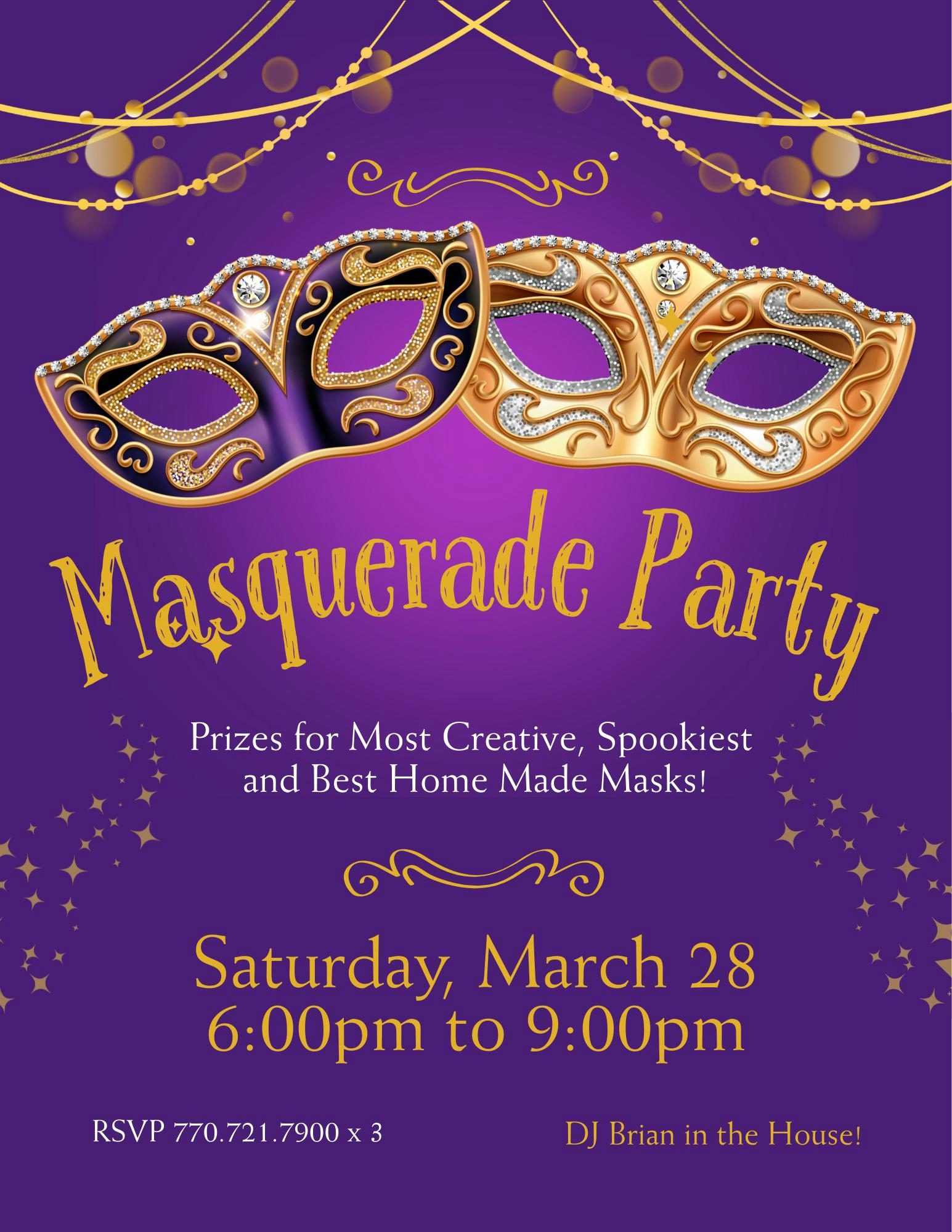 Lake Arrowhead Masquerade Party
