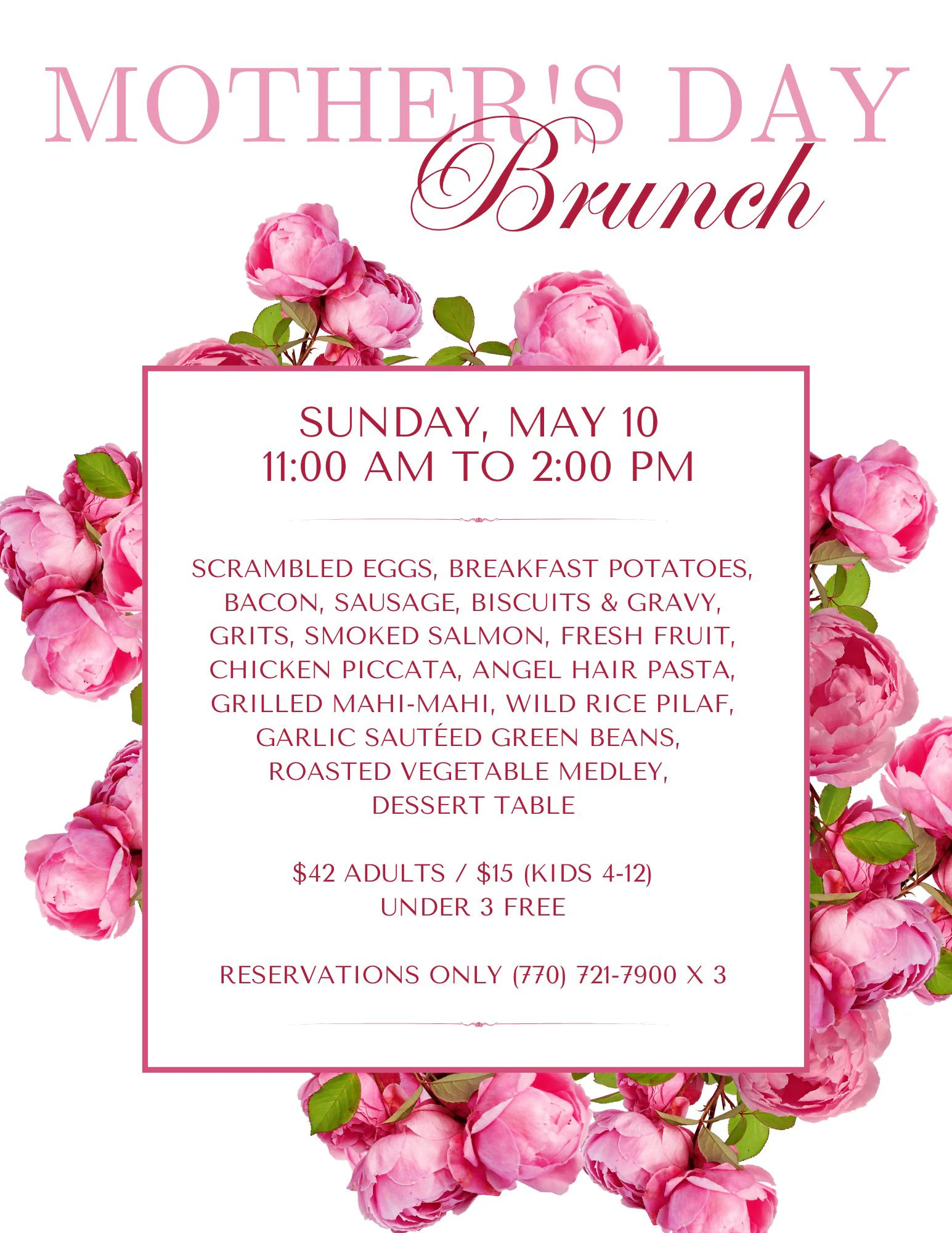 Lake Arrowhead Mother's Day Brunch