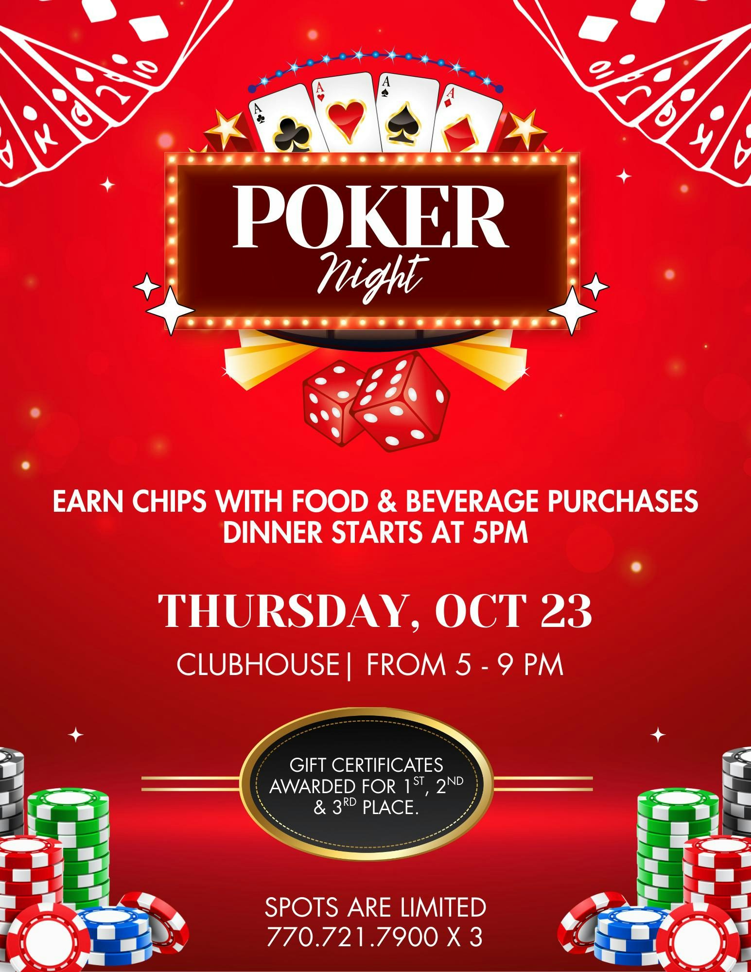 Lake Arrowhead Poker Night