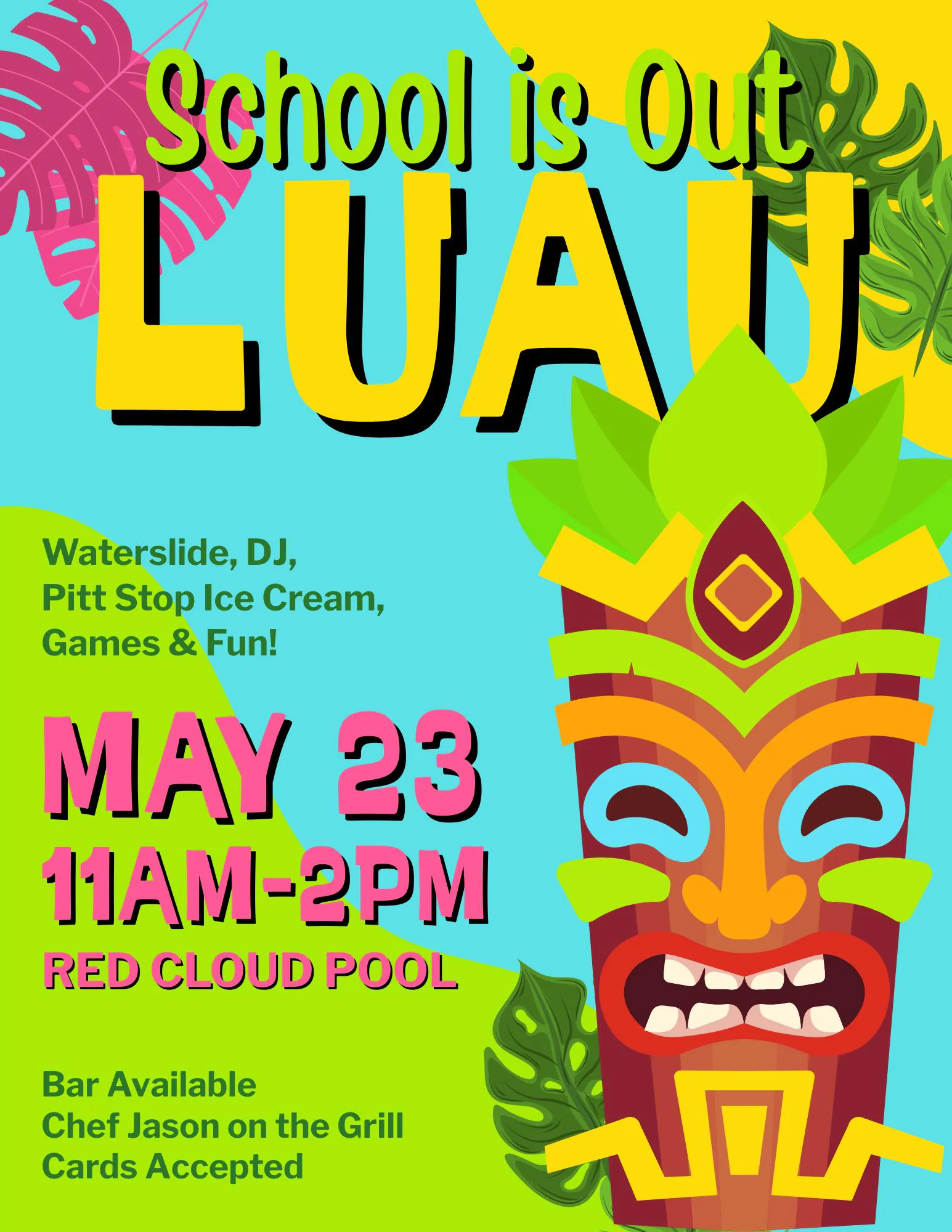 School's Out Luau