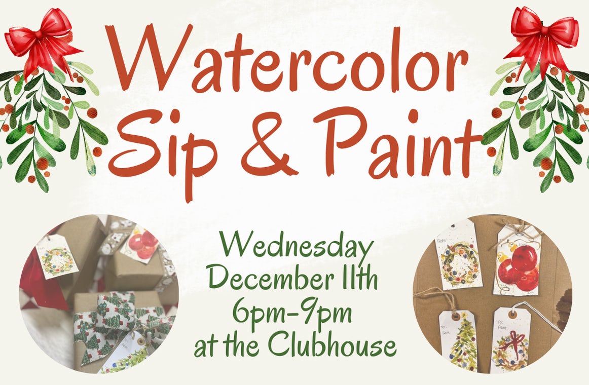 Watercolor Sip & Paint>
