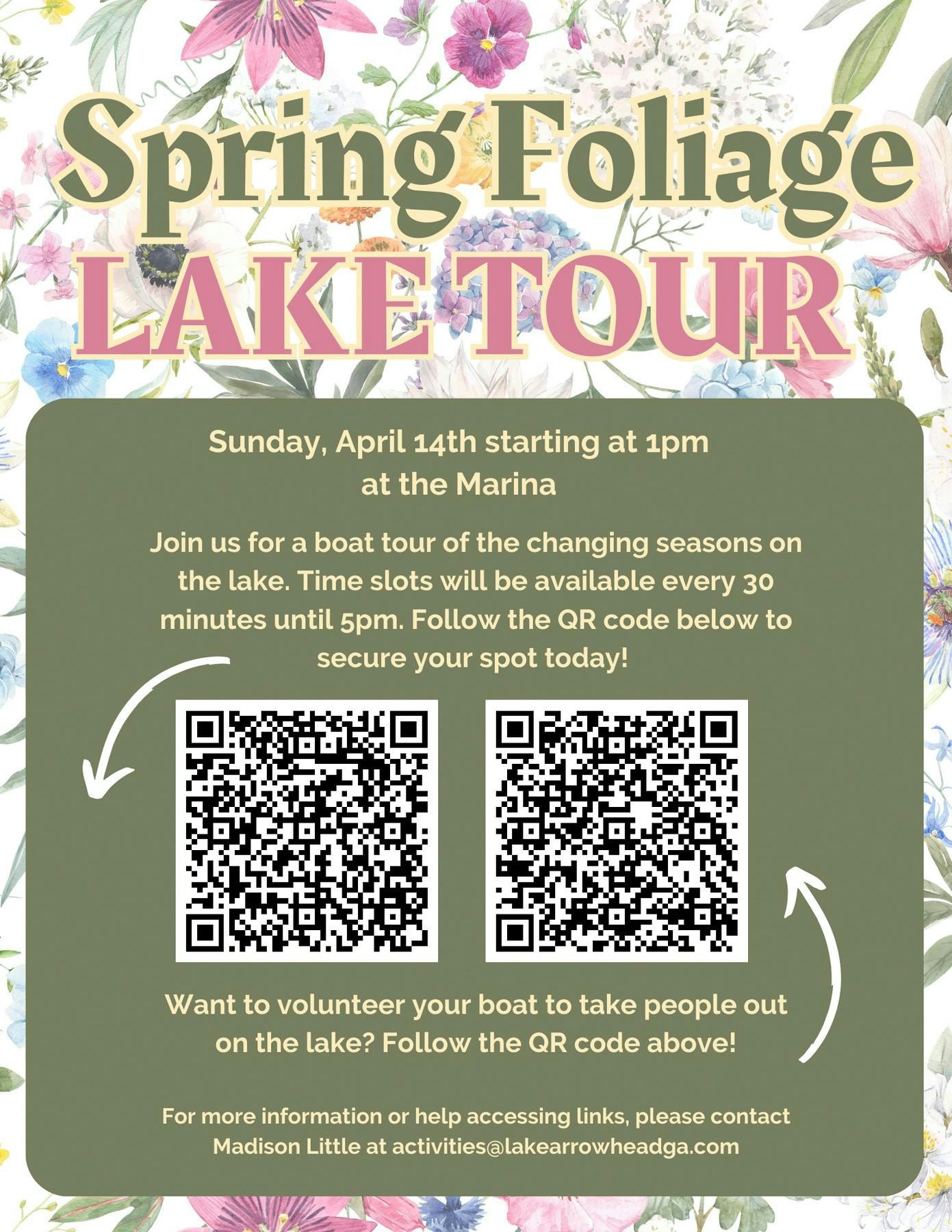 Spring Foliage Lake Tour