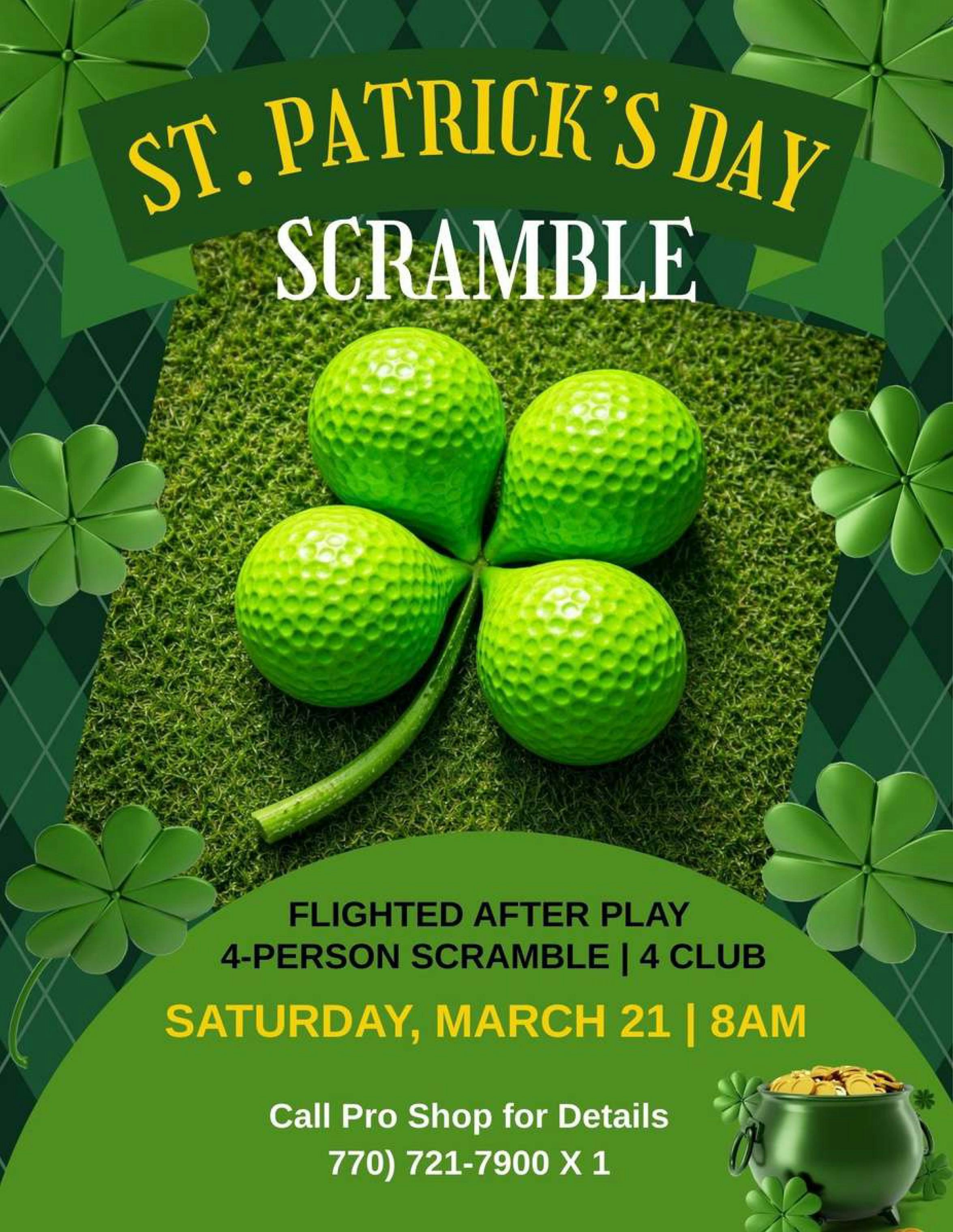 St. Patrick's Day Scramble
