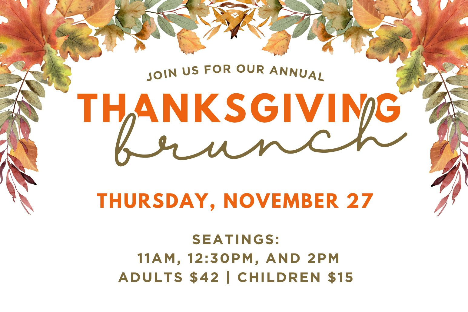 Thanksgiving Brunch>