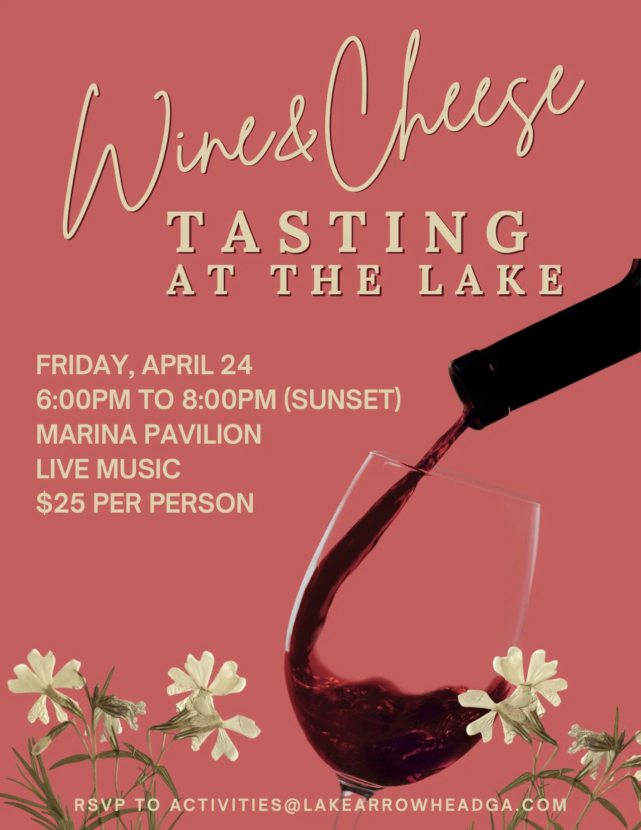 Wine Tasting at the Lake