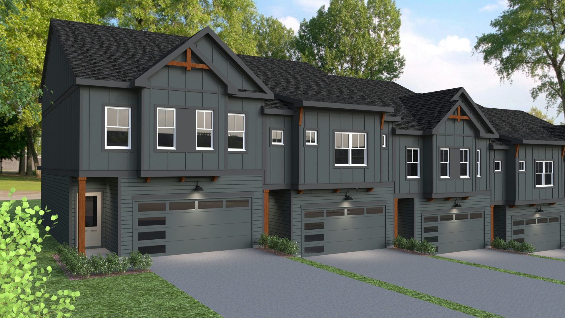 Waterview Townhomes Front Exterior>