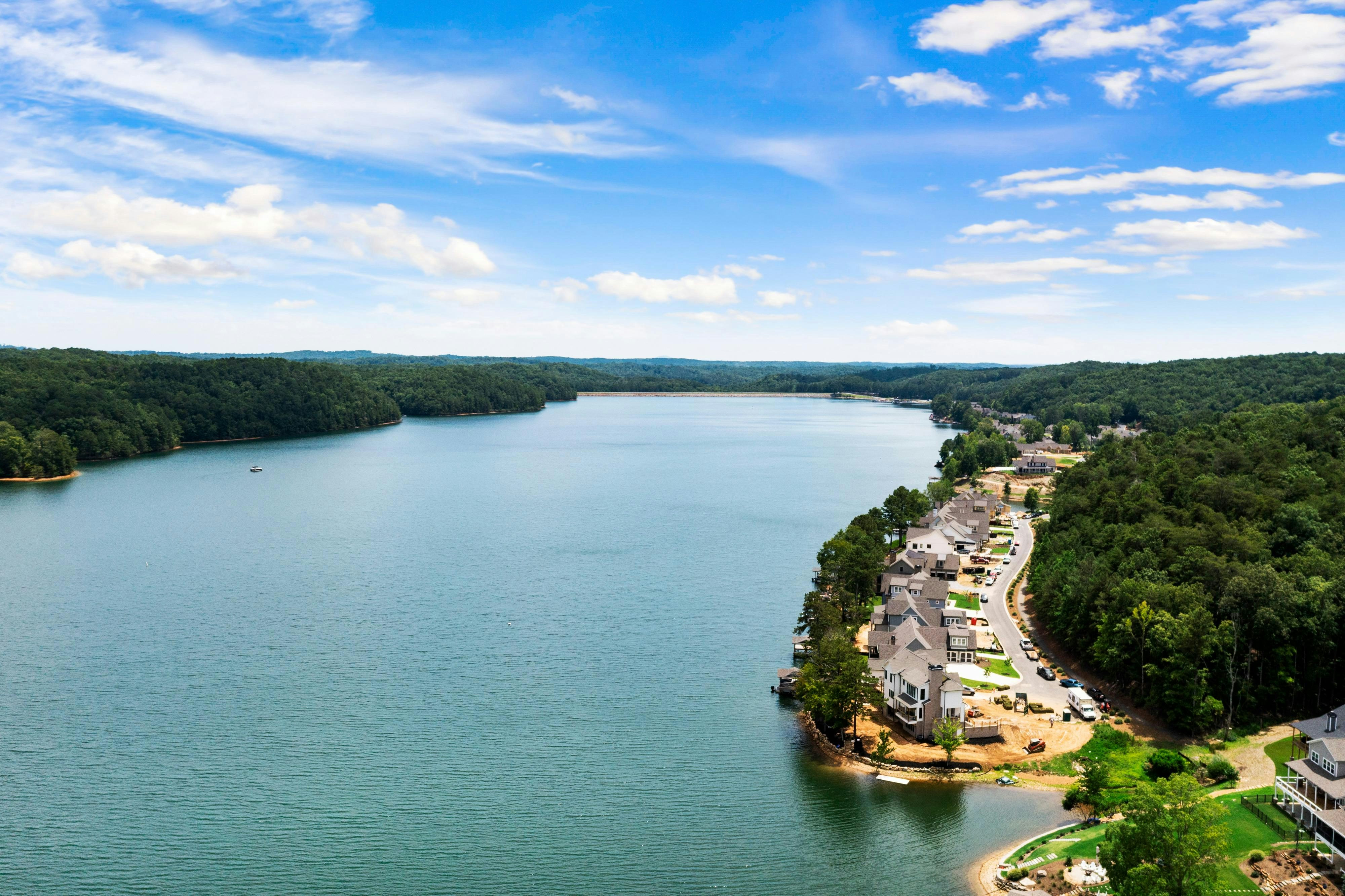 Aerial of Lake Arrowhead