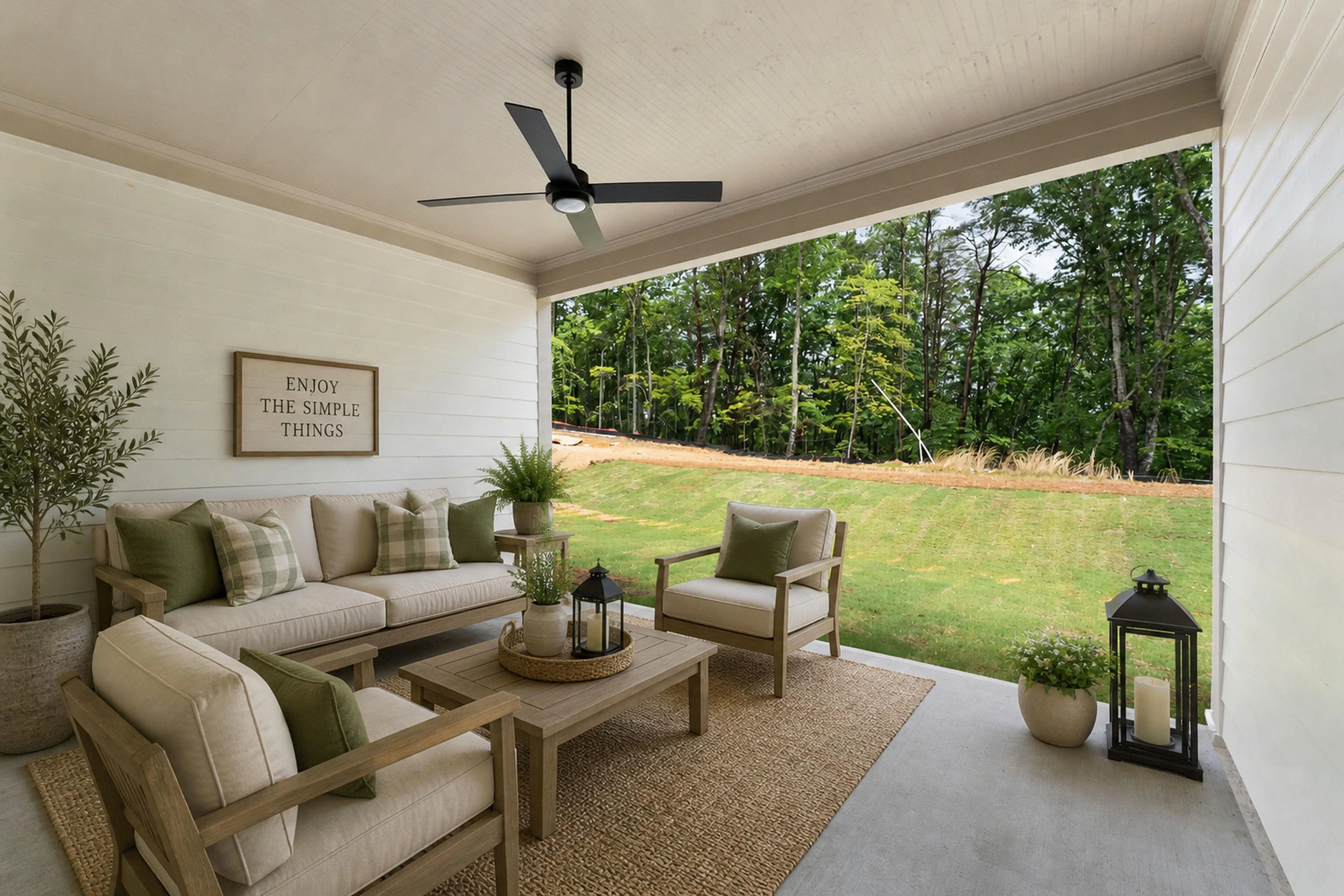 Gardner A Rear Covered Porch