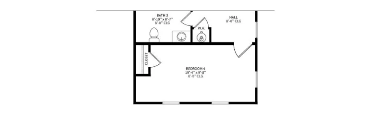 Upper Level &ndash; 4th Bedroom